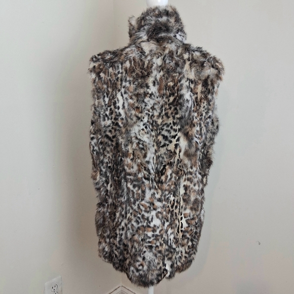 Adrienne Landau Rabbit Fur Vest Size Large - Picture 4 of 7